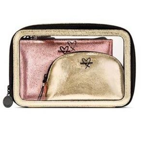 Victoria’s Secret Metallic Nested Trio EUC